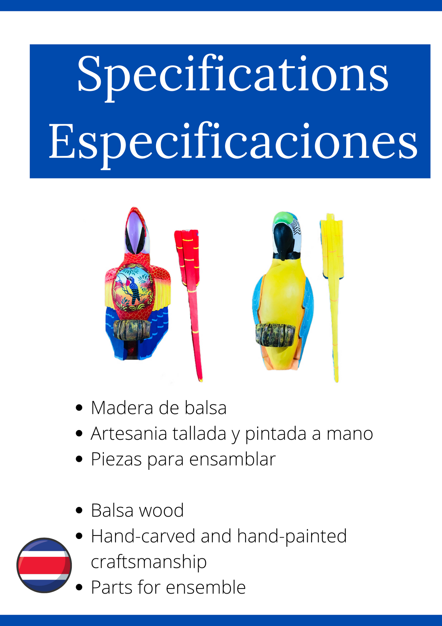 Scarlet Macaw - Boruca Sculpture