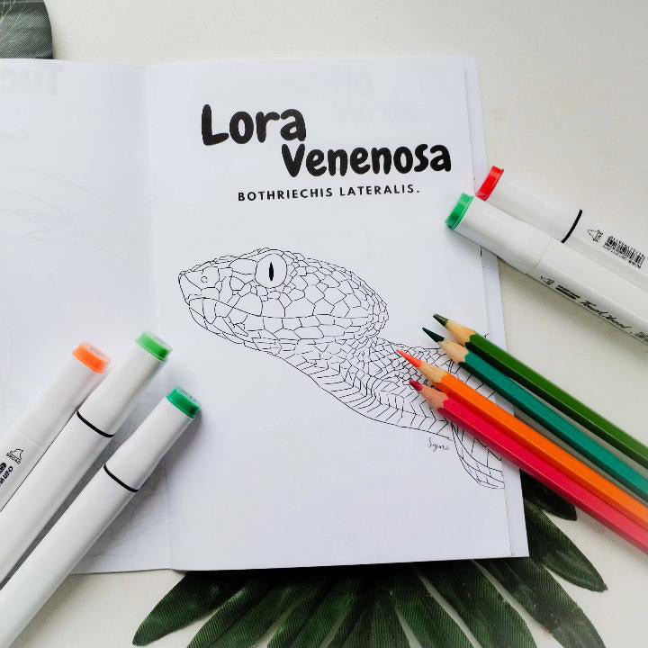 Libro para colorear 100% Hecho en Monteverde