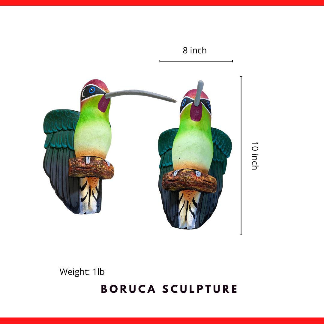 Colibrí - Boruca Sculpture