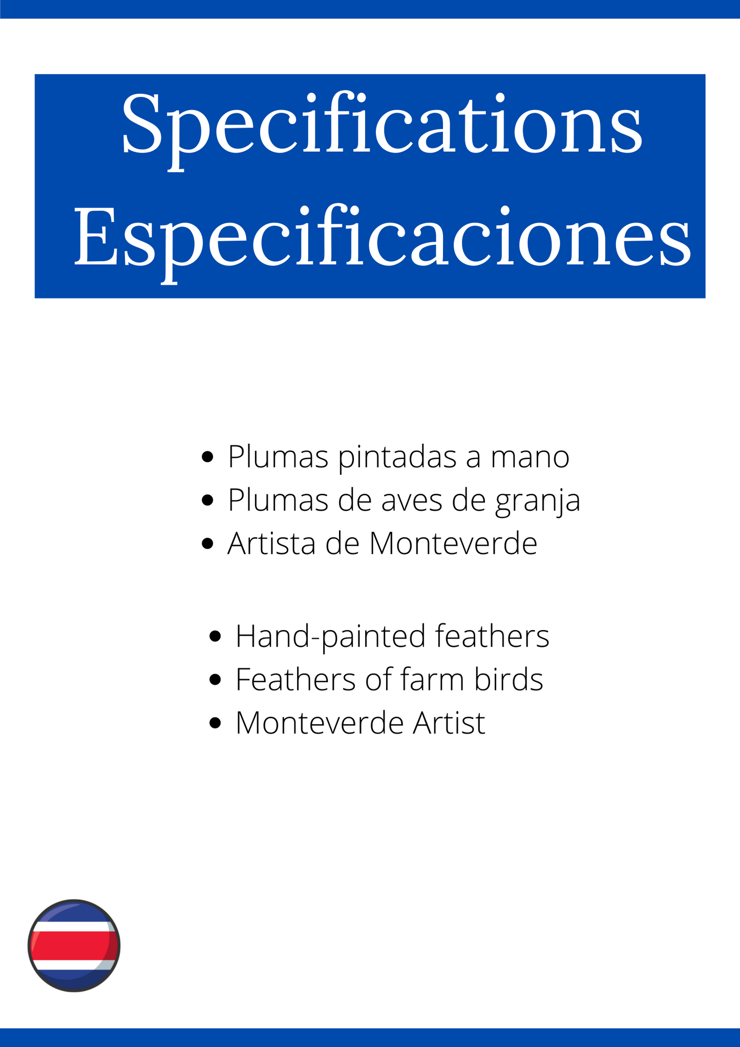 Plumas Pintadas -  Edición Limitada